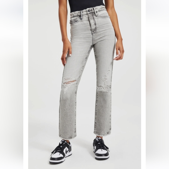 NWOT Good American good boyfriend jeans - Picture 1 of 16